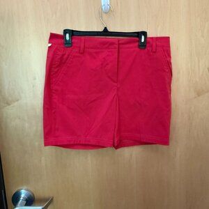 Puma Red Golf Shorts Women’s Size 12 Activewear Stretch